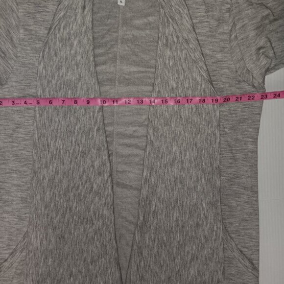 ATHLETA PRANAYAMA RESTORE WRAP CARDIGAN SWEATER - Picture 7 of 15